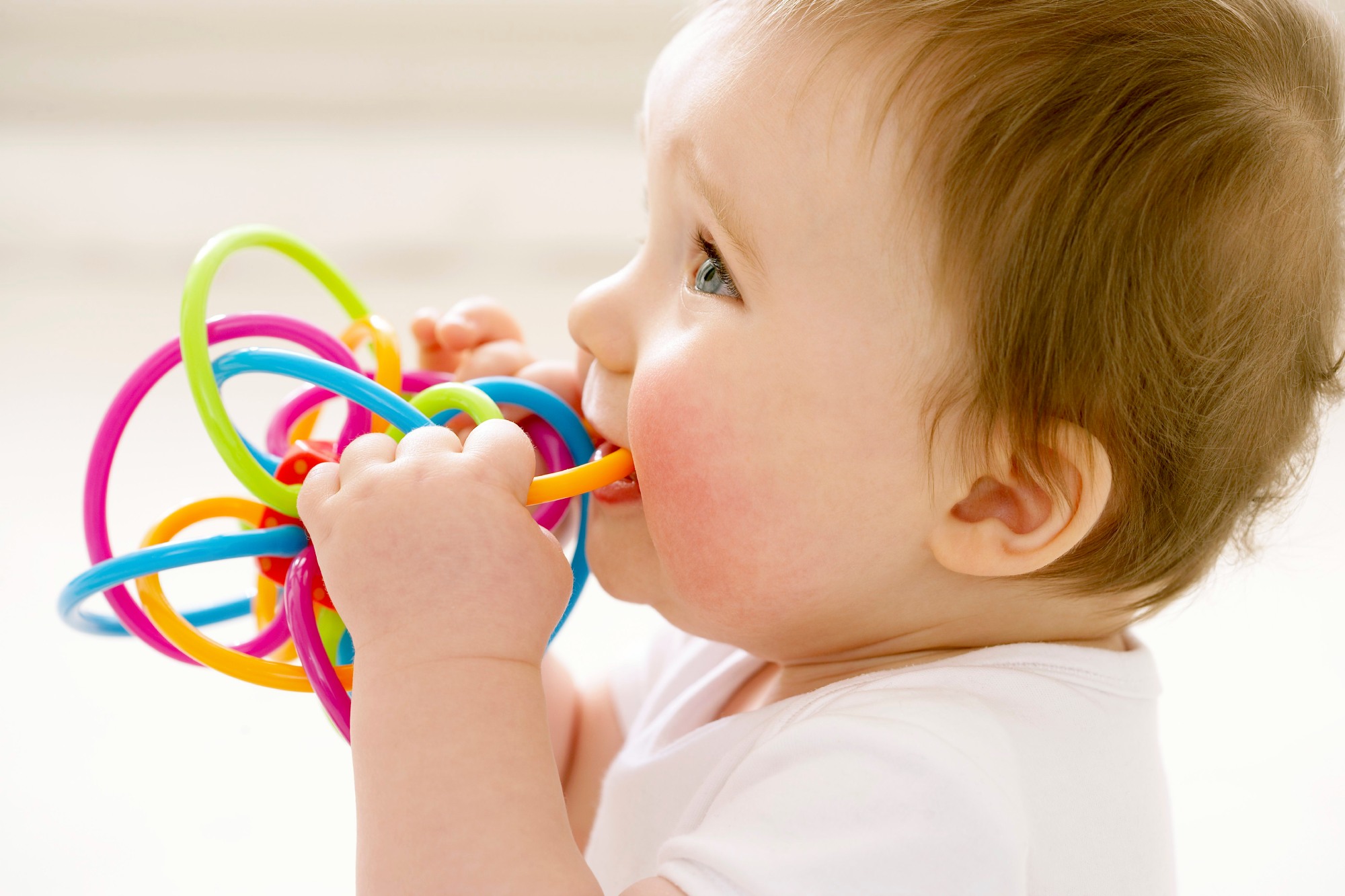 Teething best sale baby sleep